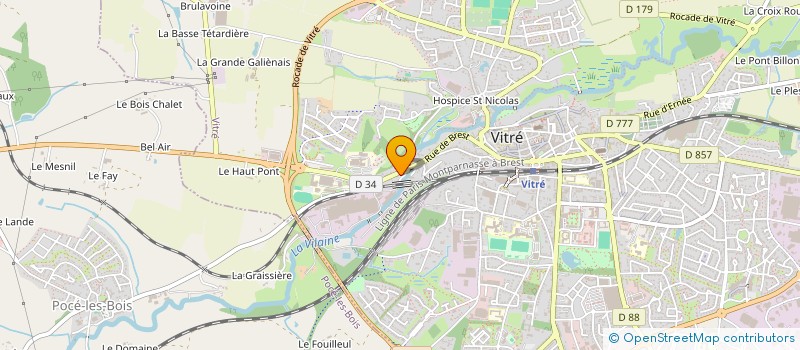 localisation de l'entreprise MONSIEUR GAEL SORIN  VITRE