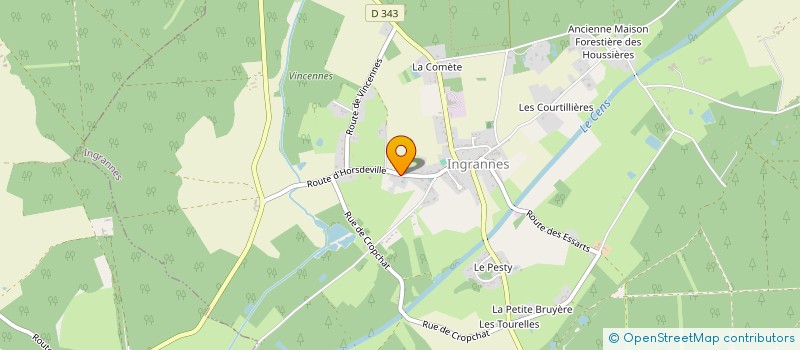 localisation de l'entreprise MONSIEUR GAEL SOUCHET à INGRANNES
