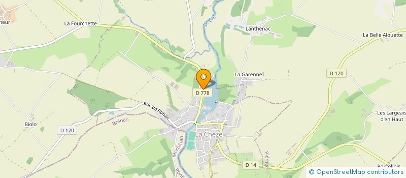 localisation de l'entreprise MONSIEUR GAEL SQUIBAN à LA CHEZE