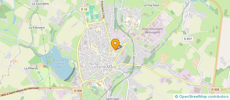 localisation de l'entreprise MONSIEUR GAEL TALLOIS à LA FERTE MACE