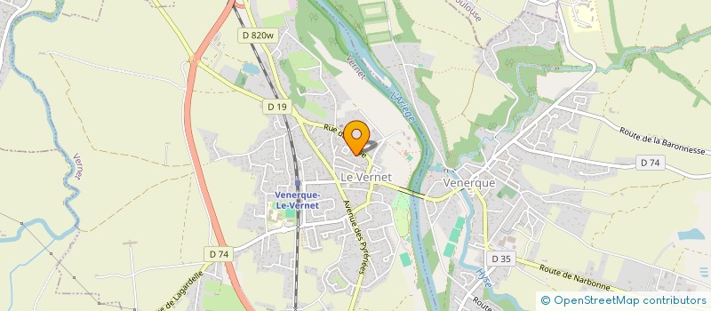 localisation de l'entreprise MONSIEUR GAEL TISSOT  VERNET