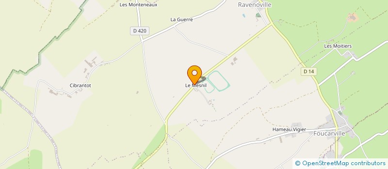 localisation de l'entreprise MONSIEUR GAEL TOUBLET  SAINT-GERMAIN-DE-VARREVILLE