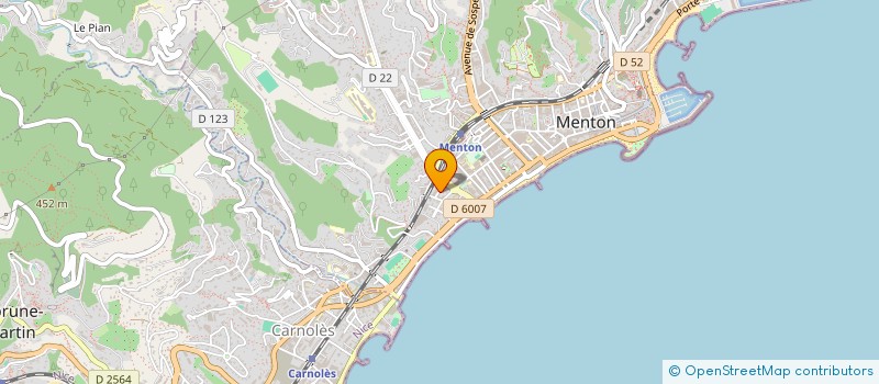 localisation de l'entreprise MONSIEUR GAEL VARESE à MENTON