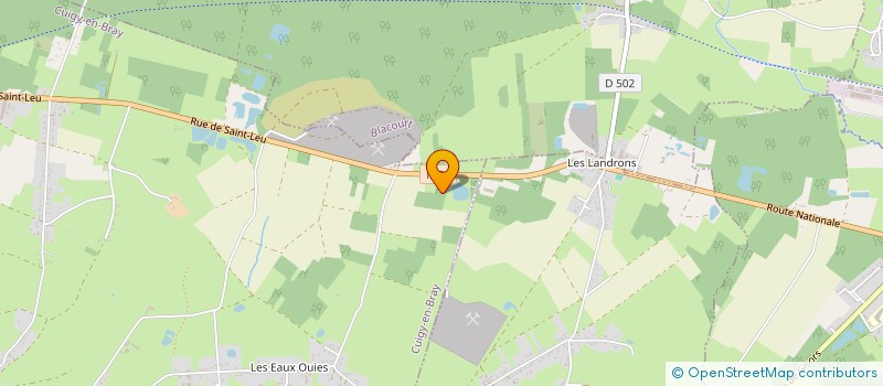 localisation de l'entreprise MONSIEUR GAEL VAUTHIER  CUIGY EN BRAY