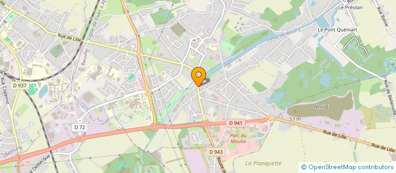 localisation de l'entreprise MONSIEUR GAEL VERBOEKHOVEN  BEUVRY