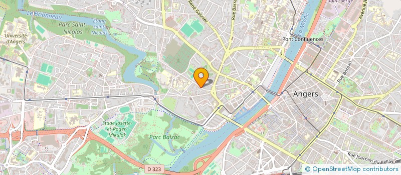 localisation de l'entreprise MONSIEUR GAEL VERDON à ANGERS