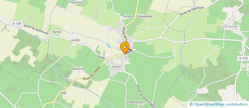 localisation de l'entreprise MONSIEUR GAEL VIGNAU  GORNAC