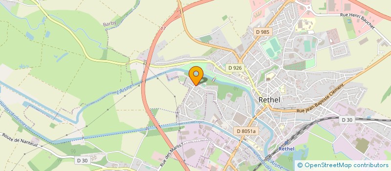 localisation de l'entreprise MONSIEUR GAEL VIGNOL  RETHEL