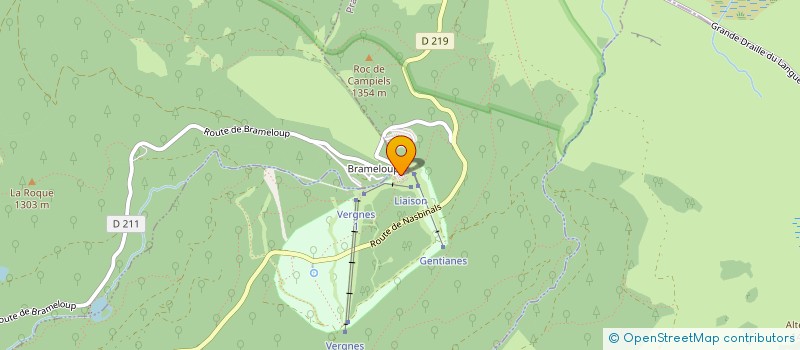 localisation de l'entreprise MONSIEUR GAEL VIGROUX  PRADES D'AUBRAC