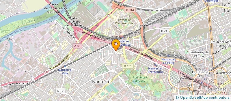 localisation de l'entreprise MONSIEUR GAEL VILLARBU  NANTERRE