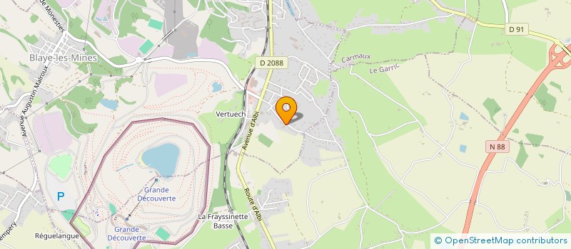 localisation de l'entreprise MONSIEUR GAEL VIOLLIN  BLAYE LES MINES