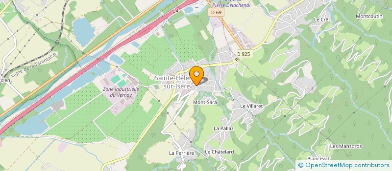 localisation de l'entreprise MONSIEUR GAEL WASSERMANN  GRESY-SUR-ISERE