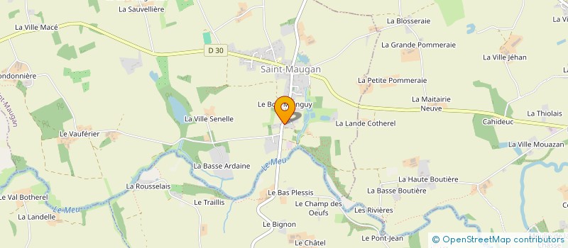 localisation de l'entreprise MONSIEUR GAEL-YANN RUBIN  SAINT-MAUGAN