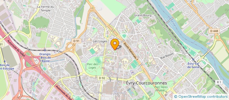 localisation de l'entreprise MONSIEUR GAEL ZOLA  EVRY-COURCOURONNES