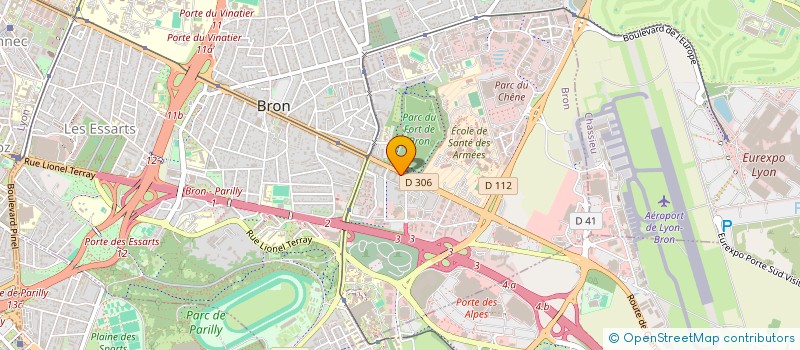 localisation de l'entreprise MONSIEUR GAELAN ROLLAND  BRON