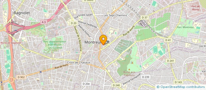 localisation de l'entreprise MONSIEUR GAELANN VASSEUR à MONTREUIL