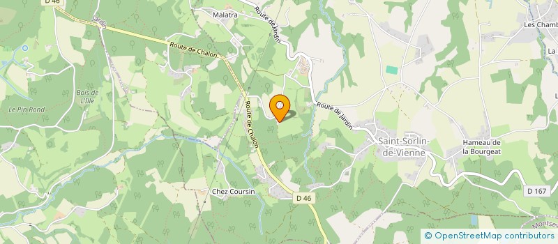 localisation de l'entreprise MONSIEUR GAELLE BOISSONNET  SAINT-SORLIN-DE-VIENNE