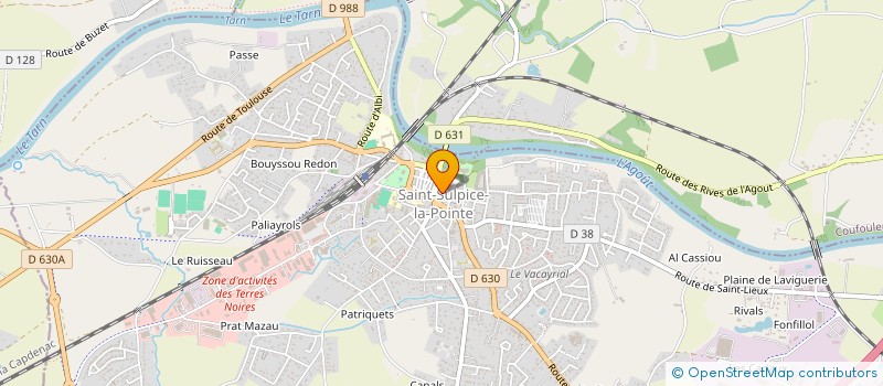 localisation de l'entreprise MONSIEUR GAETAN ABADIE à SAINT-SULPICE-LA-POINTE