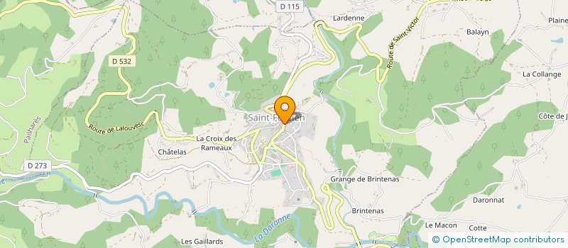 localisation de l'entreprise MONSIEUR GAETAN ACHARD  SAINT-FELICIEN