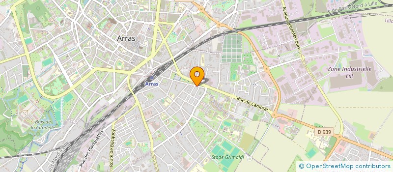 localisation de l'entreprise MONSIEUR GAETAN AKOMBA à ARRAS