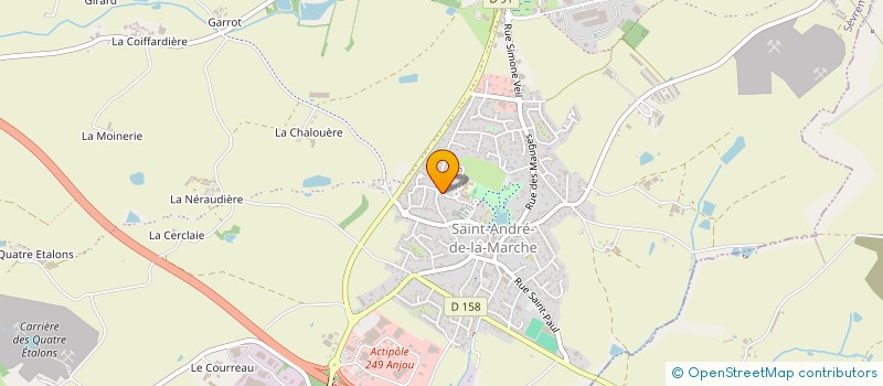 localisation de l'entreprise MONSIEUR GAETAN ALLAIRE à SEVREMOINE