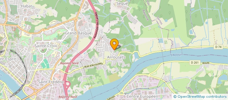 localisation de l'entreprise MONSIEUR GAETAN ALLAL  BAYONNE