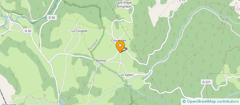 localisation de l'entreprise MONSIEUR GAETAN ALLEGRE  PAULHAGUET