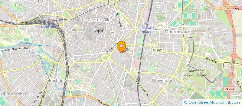 localisation de l'entreprise MONSIEUR GAETAN ALLIAUME à DIJON