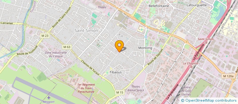 localisation de l'entreprise MONSIEUR GAETAN ALVES à TOULOUSE