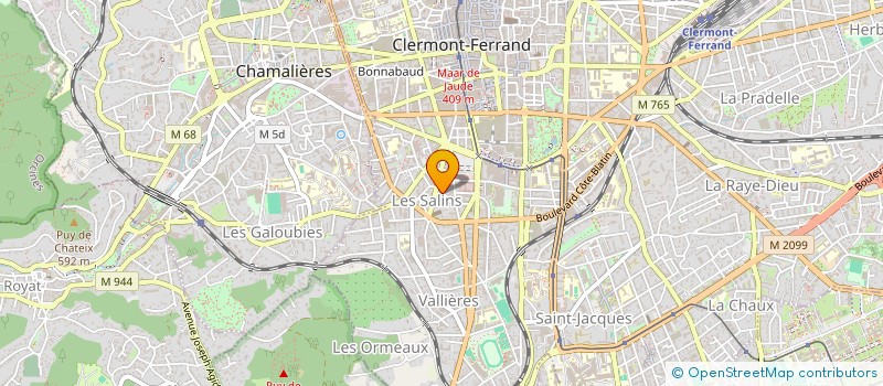 localisation de l'entreprise MONSIEUR GAETAN AMOSSE à CLERMONT-FERRAND