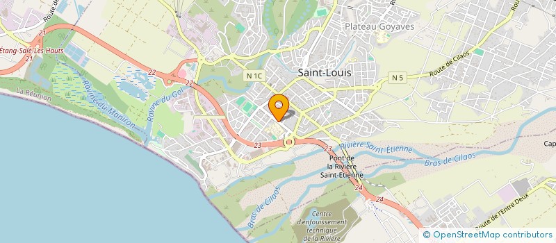 localisation de l'entreprise MONSIEUR GAETAN ANDRIANIRINA à SAINT-LOUIS