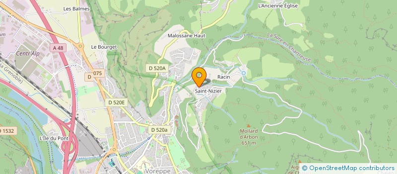 localisation de l'entreprise MONSIEUR GAETAN AUBIN à VOREPPE