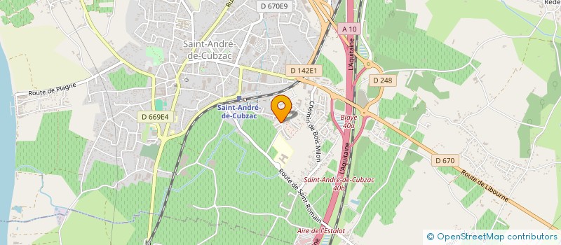 localisation de l'entreprise MONSIEUR GAETAN AUDRY  SAINT-ANDRE-DE-CUBZAC