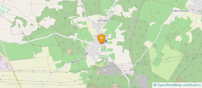 localisation de l'entreprise MONSIEUR GAETAN AUROY  SOUZAY-CHAMPIGNY