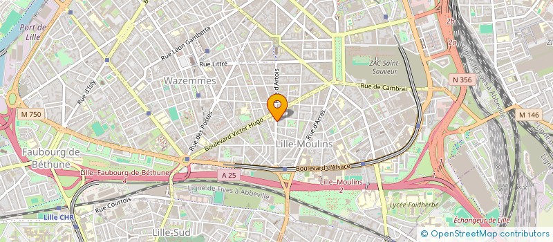 localisation de l'entreprise MONSIEUR GAETAN BAENE à LILLE