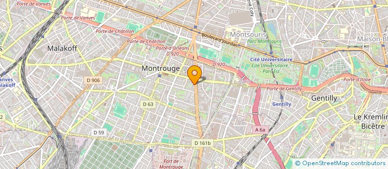 localisation de l'entreprise MONSIEUR GAETAN BAILLEUL à MONTROUGE