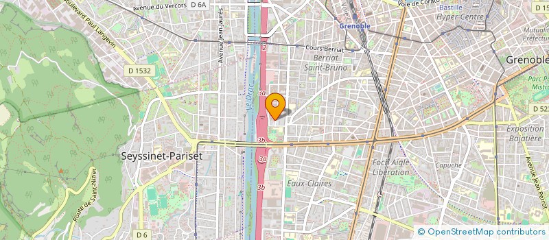 localisation de l'entreprise MONSIEUR GAETAN BARBE  GRENOBLE