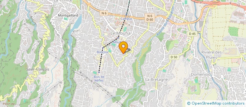 localisation de l'entreprise MONSIEUR GAETAN BAZALINE  SAINT-DENIS