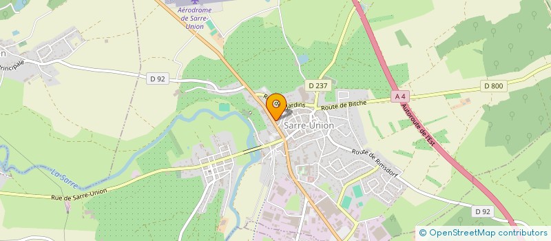 localisation de l'entreprise MONSIEUR GAETAN BECK  HARSKIRCHEN