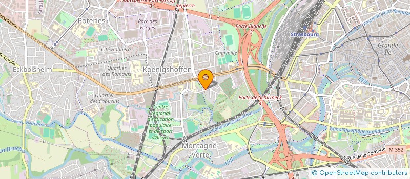 localisation de l'entreprise MONSIEUR GAETAN BEGUE à STRASBOURG