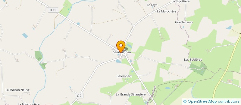 localisation de l'entreprise MONSIEUR GAETAN BELLANGER  GENNES-LONGUEFUYE