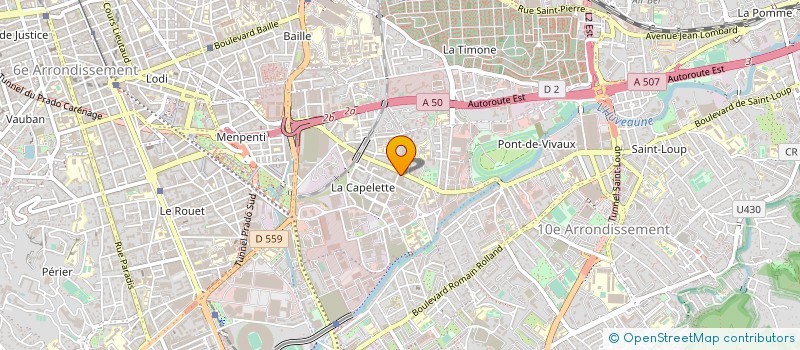 localisation de l'entreprise MONSIEUR GAETAN BELLET à MARSEILLE