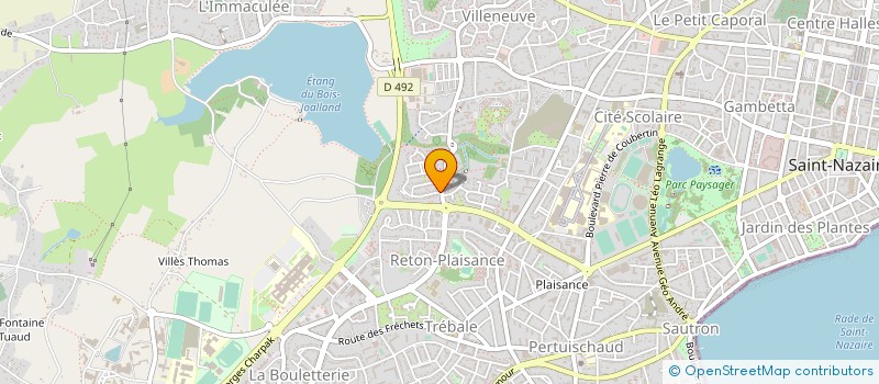 localisation de l'entreprise MONSIEUR GAETAN BENARD à SAINT-NAZAIRE