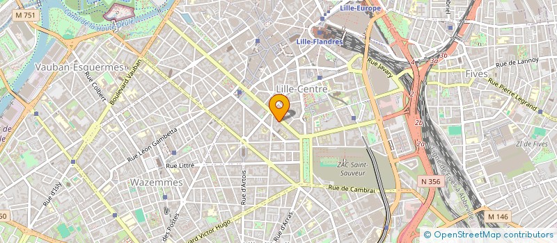 localisation de l'entreprise MONSIEUR GAETAN BENOIT CAILLARD D'AILLIERES à LILLE