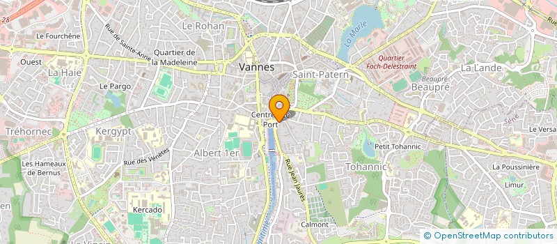 localisation de l'entreprise MONSIEUR GAETAN BERGERON à VANNES