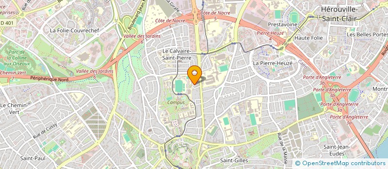 localisation de l'entreprise MONSIEUR GAETAN BERTEL à CAEN