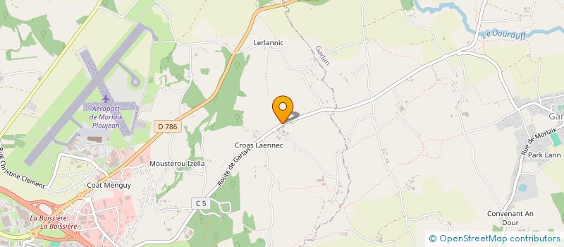 localisation de l'entreprise MONSIEUR GAETAN BERTEVAS à MORLAIX