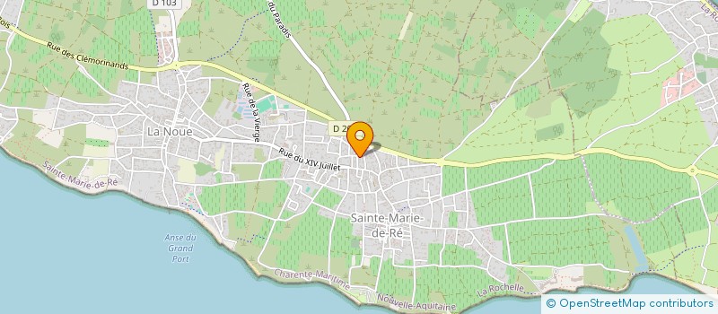 localisation de l'entreprise MONSIEUR GAETAN BERTHAUD  SAINTE-MARIE-DE-RE