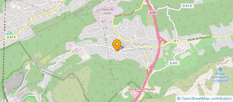 localisation de l'entreprise MONSIEUR GAETAN BESNIER  ROQUEFORT-LA-BEDOULE