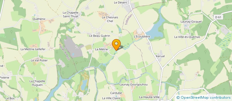 localisation de l'entreprise MONSIEUR GAETAN BLANPAIN  LA LANDEC